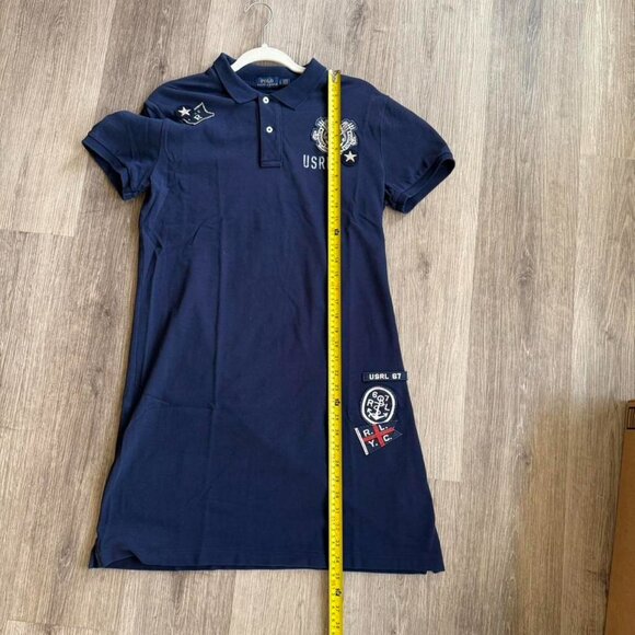 Polo Ralph Lauren Women's Navy and Blue Dress - Picture 6 of 7